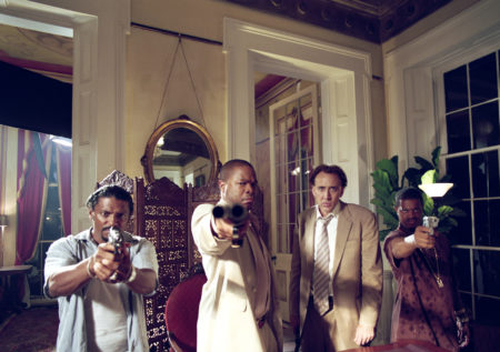 Nicolas Cage in Xibit v filmu Pokvarjeni poročnik New Orleans (The Bad Lieutenant Port of Call – New Orleans)