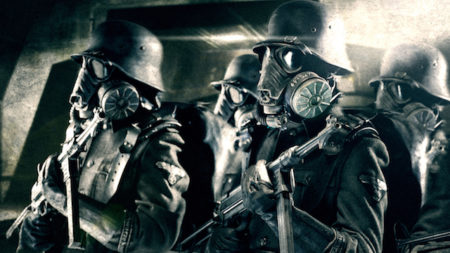 Scena iz filma Jekleno nebo (Iron Sky).