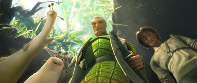 Vilinci in pošasti v mikrokozmosu travnika in gozda v risanki Skrivnostni varuhi gozda.