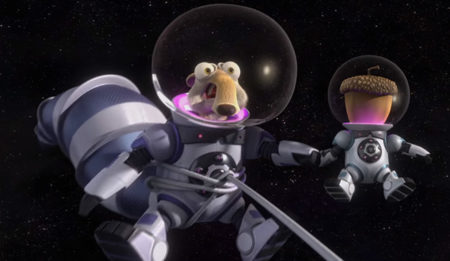 Praskež v petem delu serije, Ledena doba: Veliki trk.