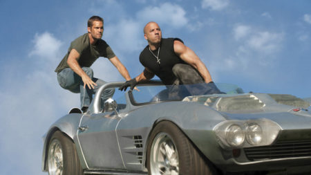 Paul Walker in Vin Diesel v filmu Hitri in drzni 5.