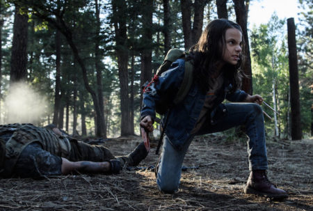 Dafne Keen v filmu Logan: Wolverine.
